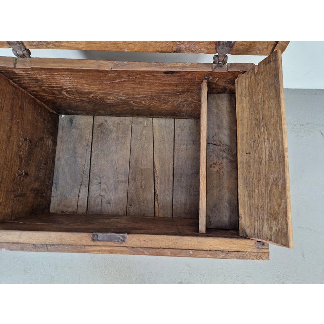Brutalist Trunk in Oak, 1800 For Sale - Image 10 of 18