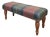 Scottish Tartan Wool Narrow Stool - Red For Sale