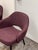 Eero Saarinen for Knoll Studio Aubergine Executive Armchairs, Pair For Sale - Image 11 of 12