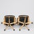 Vintage Chairs with Oak Frame and Black Leather by Albert Stoll for Stoll Giroflex, 1980s, Set of 2 For Sale - Image 6 of 8
