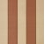 Sample - Schumacher Montebello Stripe Fabric in Tuscan For Sale