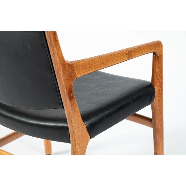 Hans J. Wegner Jh507 Oak Dining Armchairs for Johannes Hansen (Attr.), Set of 6, Denmark, Circa 1965 For Sale - Image 15 of 18