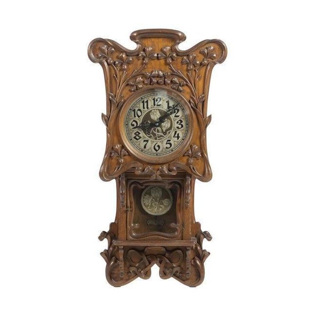 19th Century Wall Clock For Sale - Image 6 of 6