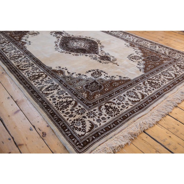 Textile Vintage Tabriz Rug - 6'6" X 9'2" For Sale - Image 7 of 12