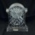 Waterford Crystal “Lismore” Mantle Carriage Clock Gold Face (7.25-inch, Vintage, New Battery) For Sale - Image 12 of 18