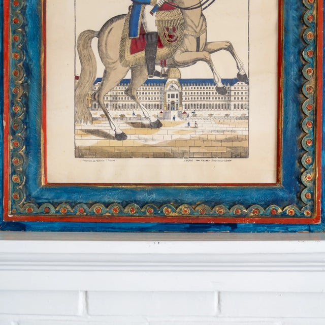 Early 19th Century 19th Century Framed Pellerin Woodcut Engraving | Michel Ney Marechal De France For Sale - Image 5 of 11