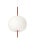Small 'Kushi' Opaline Glass and Copper Suspension Lamp for Kdln For Sale - Image 13 of 13