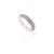 1.25ct Natural Sapphire Cluster Pink Gemstone Ring in 18k Gold Size 7 For Sale - Image 9 of 14