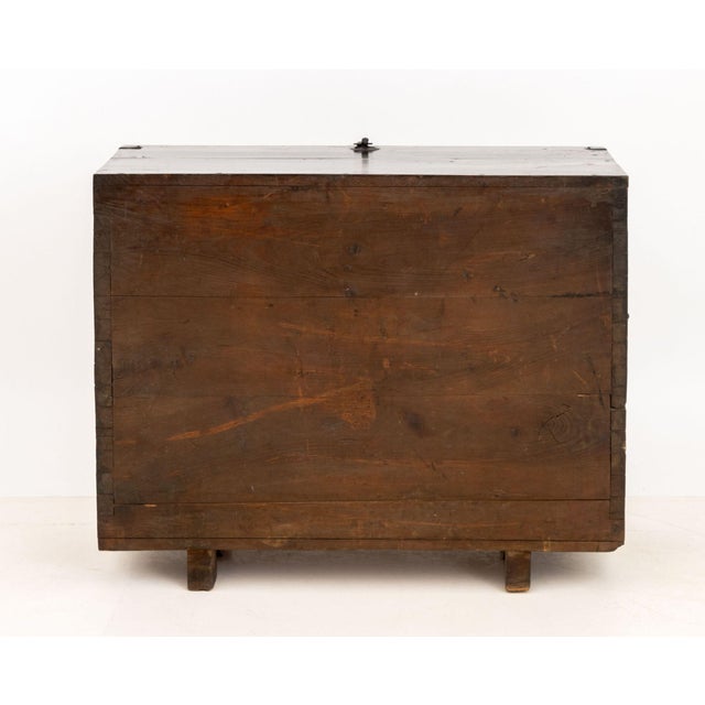 Korean Iron Mounted Hardwood Chest For Sale - Image 9 of 9