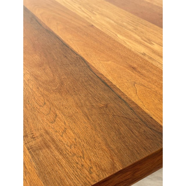 Wood Milo Baughman for Dillingham Mixed-Wood Extension Dining Table With Two Leaves For Sale - Image 7 of 12