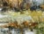 Moody Earth Tone Wetland & River Canvas - Original Acrylic Art For Sale - Image 10 of 11