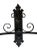 American Circa 1920’s Forged Iron Double Sconce With Velvet Leopard Shades For Sale - Image 3 of 4