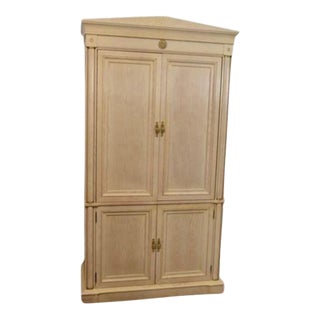 Late 20th Century Painted Vintage Armoire For Sale