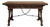 Spanish Drop-Leaf Console Table With Iron Stretchers, 1940s For Sale