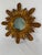 Wood Mid 20th Century French Giltwood Coppery Sunburst Wall Mirror For Sale - Image 7 of 17