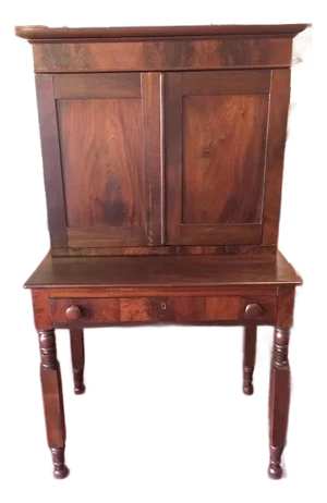 Antique Mahogany Plantation Desk, Mahogany Secretary Desk