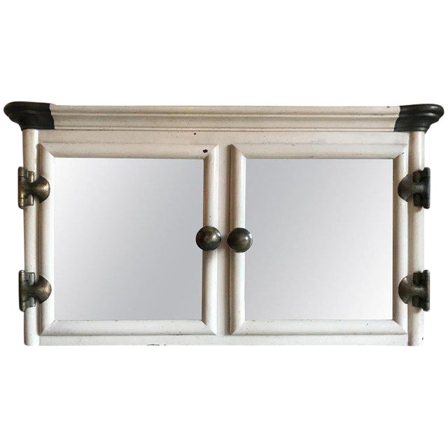 1930s Art Deco Cast Iron Wall Mount Bathroom Medicine Cabinet Chairish