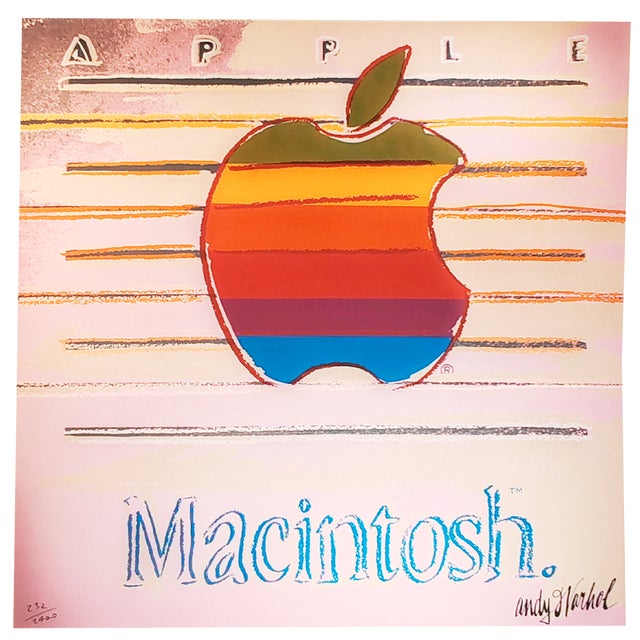 After Andy Warhol, Apple Macintosh, Lithograph, 1980s For Sale