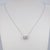 2020s 4Ct Lab Grown Diamond Solitaire Necklace With Chain in Solid 14k Gold, 11x9mm For Sale - Image 5 of 9