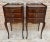 Early 20th Century Dark Oak Nightstands with Three Drawers, 1940s, Set of 2 For Sale - Image 4 of 10