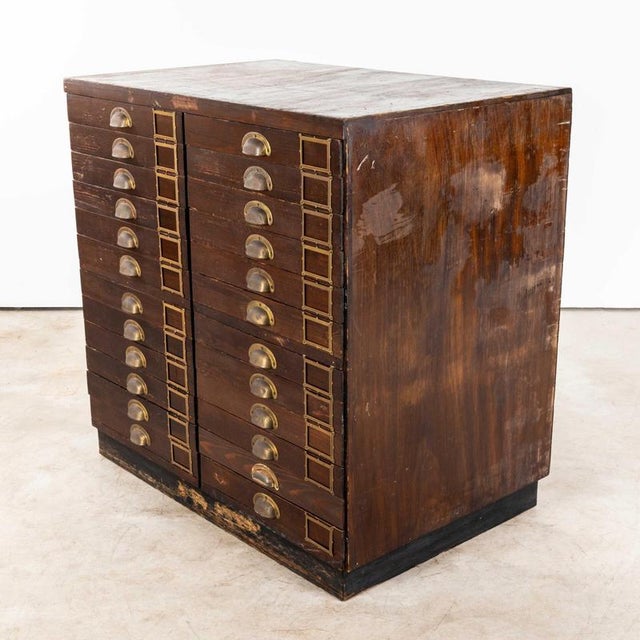 Vintage Engineers Drawer Unit, 1950s For Sale - Image 4 of 8