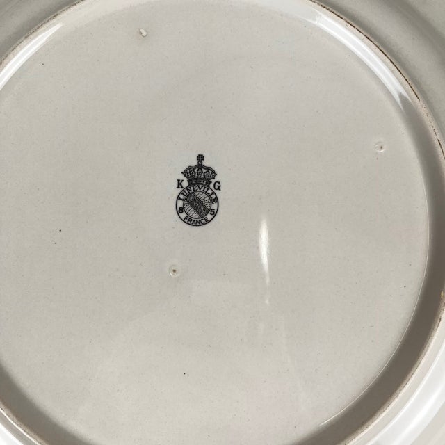 1980s Réverbère Cake Plate from KG Lunéville, 1980s For Sale - Image 5 of 7