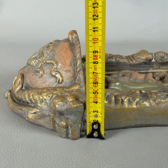Holy Water Stoup Madonna and Child in Terracotta from Ignoto For Sale - Image 9 of 11