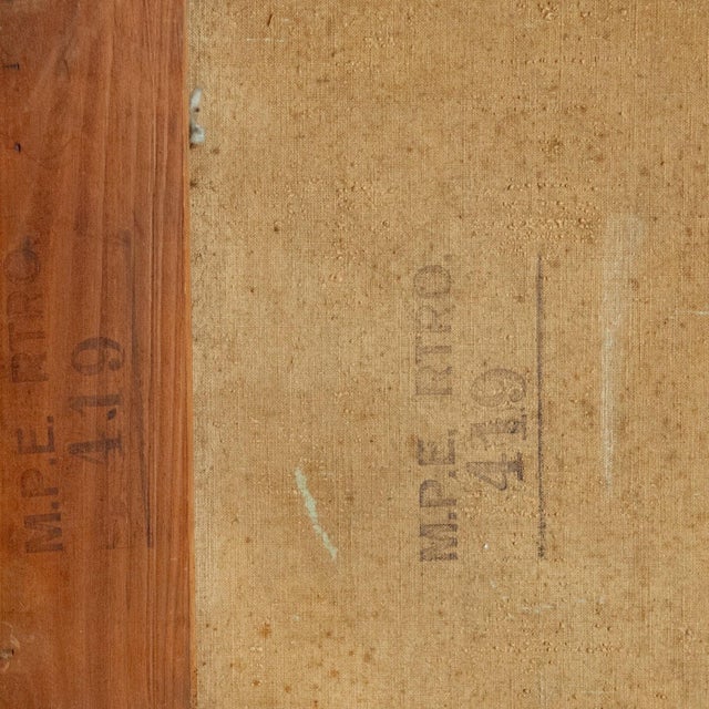 J. Cusachs, Cavalry Patrol at Dawn, Oil on Canvas For Sale - Image 6 of 8