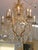 French Late 19th Century French Louis XV Style Brass & Crystal 12 Light Cage Chandelier For Sale - Image 3 of 18