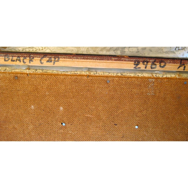 1900 - 1909 Framed Silver Tile With Angel Figure For Sale - Image 5 of 6