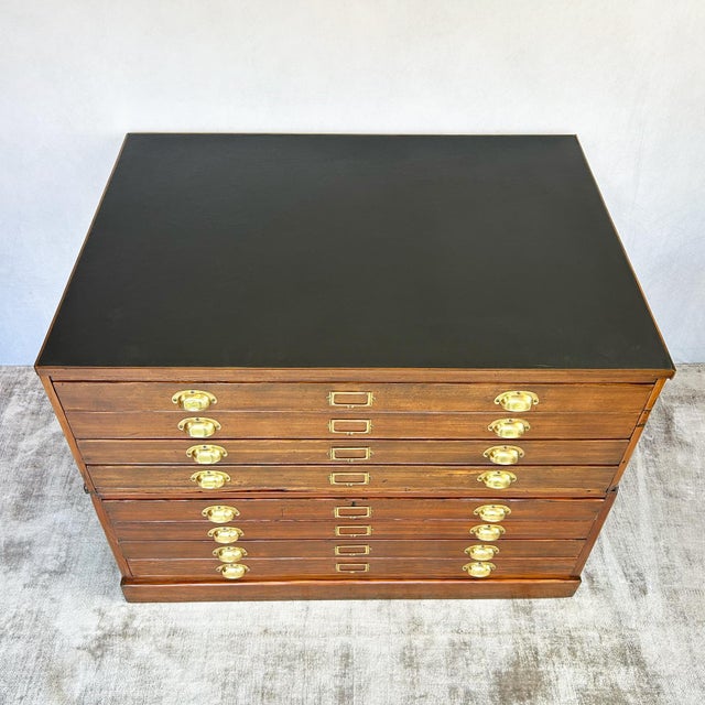 Architect's Plan Chest of 8 Drawers, 1940s For Sale - Image 13 of 17