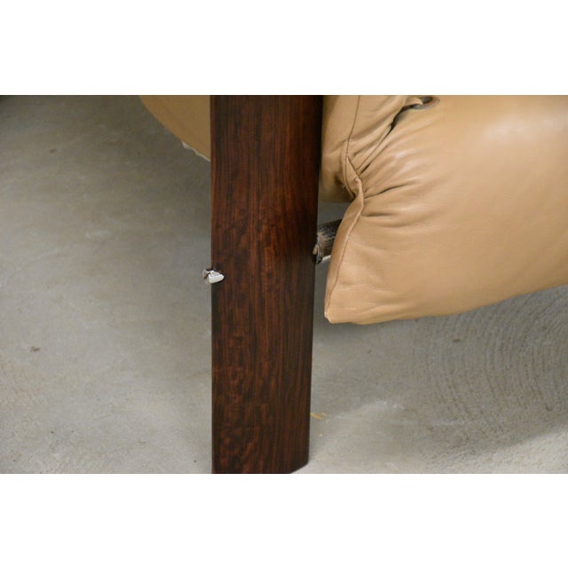 Percival Lafer Leather and Jacaranda Lounge Chair For Sale - Image 10 of 11