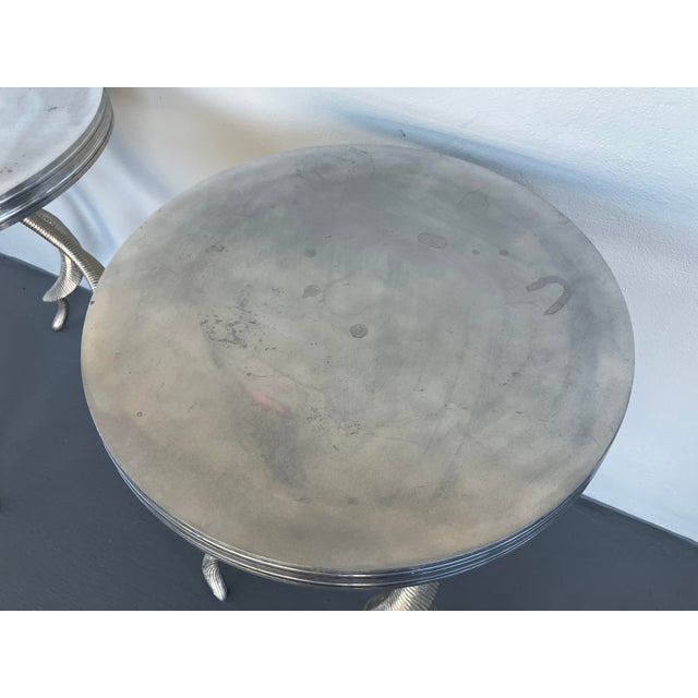 Pair of Arthur Court Gueridon Side Tables, Circa 1970s For Sale In Miami - Image 6 of 16
