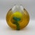 Mid-Century Modern Vintage Art Glass Vase in Yellow and Turquoise by Jiri Suhajek for Moser Karlsbad, 1970 For Sale - Image 3 of 16