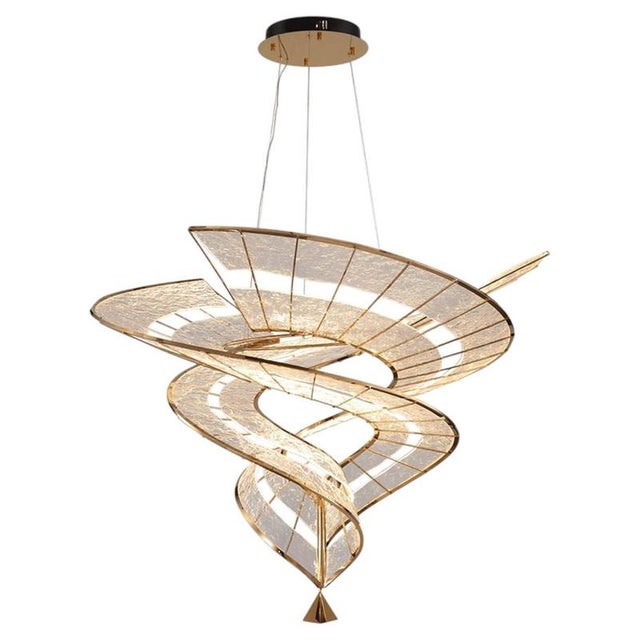 Collection Genesi Chandelier in Metal and Glass by Jago For Sale - Image 14 of 14