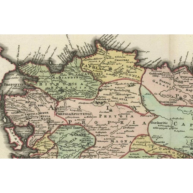 Antique Map of Cyprus and Asia Minor by Christoph Weigel, 1720 For Sale - Image 3 of 6