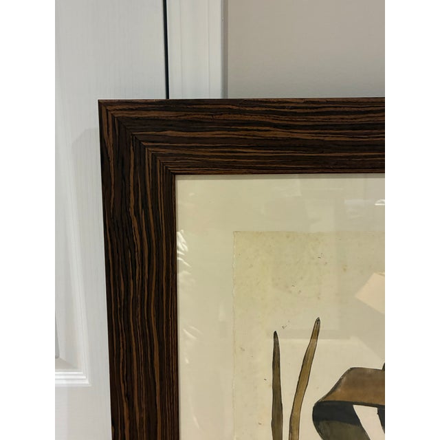 An impressive oversized botanical seaweed print by Natural Curiosities, featuring an elegant marine botanical illustration...