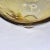 Vintage Pebbled Glass Bowl Large Decorative Pedestal Bubble Recycled Amber For Sale - Image 11 of 11