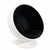 Black Space Age Egg Pod Chair with Sculptural Pedestal Base, 1960s For Sale - Image 8 of 8