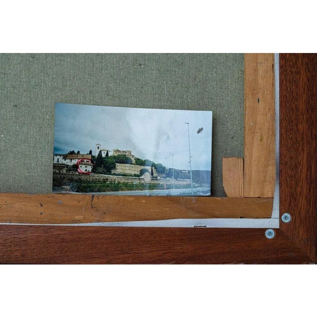 Reguera Canyelles Castle Landscape, Oil on Canvas, Framed For Sale - Image 6 of 8