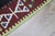 Burgundy 1980s Tribal Burgundy Hand Knotted Rug For Sale - Image 8 of 13