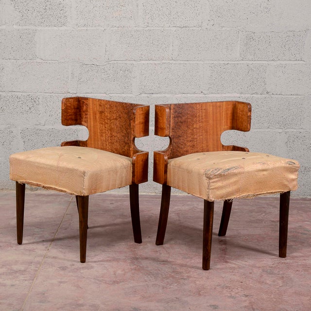 Art Deco Armchairs, Italy, 1920s, Set of 2 For Sale - Image 14 of 18
