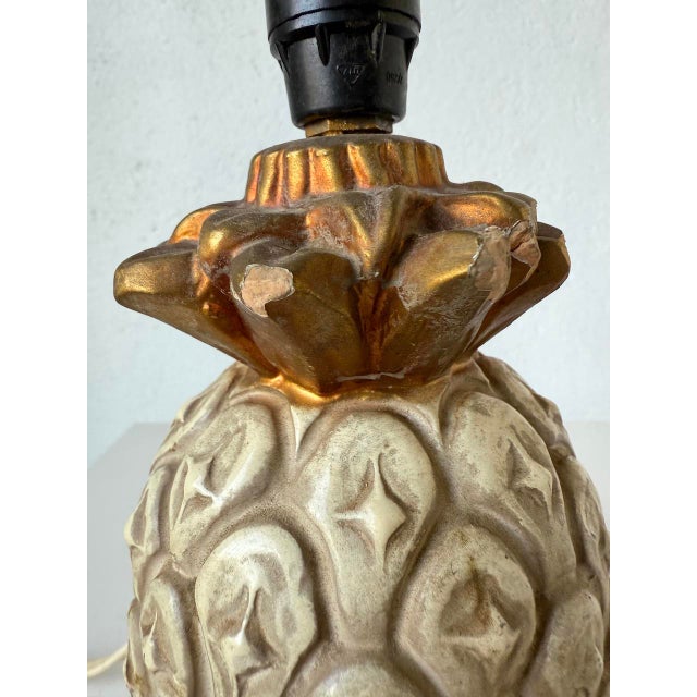 Terracotta Pineapple Lamp Base, 1950s For Sale - Image 18 of 18