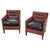 Club Chairs in Leather attributed to Otto Schultz, Sweden, 1940s, Set of 2 For Sale - Image 15 of 15