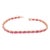 Natural ruby 9.75cts & diamond 0.43cts bracelet in 18k gold For Sale - Image 12 of 18