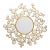 Global Views Modern Gold Aquarius Wall Mirror For Sale