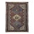Vintage Persian Qashqai Tribal Area Rug, Handwoven Geometric Pattern, Rust Red & Ivory, 4’ X 6’ For Sale