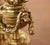 Pair of 19th Century French Louis XVI Gilt Bronze Fireplace Chenets Andirons For Sale - Image 9 of 10