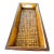Vintage British Colonial Platter Woven Bamboo Long Bar Tray 17.5" For Sale