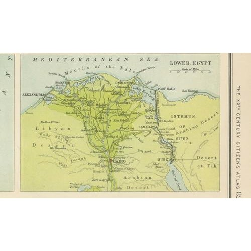 Black Turkey with Cyprus and Egypt Insets, 1902 For Sale - Image 8 of 14